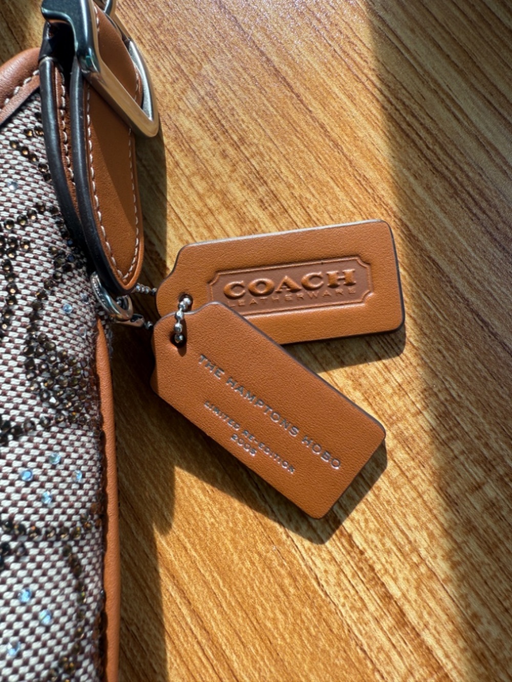 Coach Hamptons Hobo Bag in Signature Crystal Jacquard - Picture 5 of 9